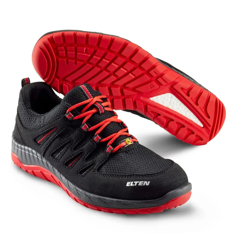 ELTEN Maddox Black-Red Low S3 729561