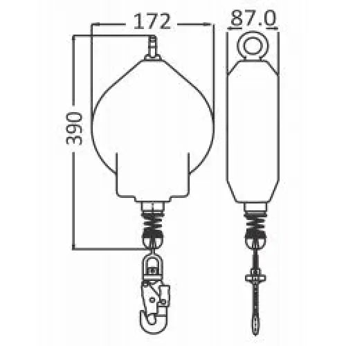 Kratos Safety SENTINELS REACT - Load Arrester (maxi 250 kg)
