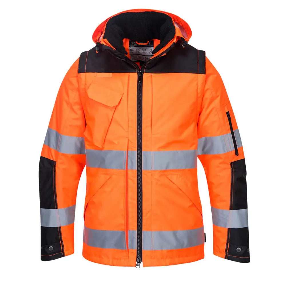 Portwest 3-i-1 jacka C469 - Orange/Svart (OBR) / XS