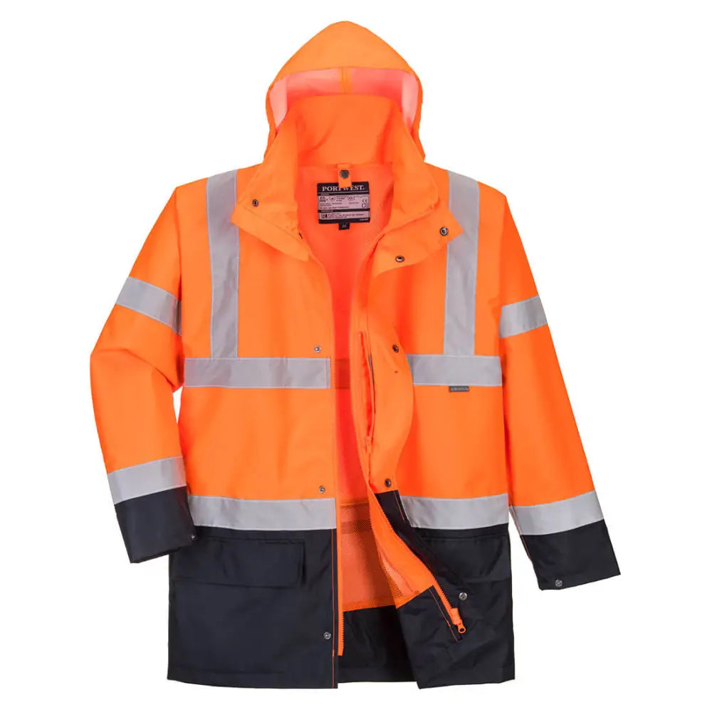 Portwest 5-i-1 Jacka S766 - Orange/Marinblå (ONR) / XS