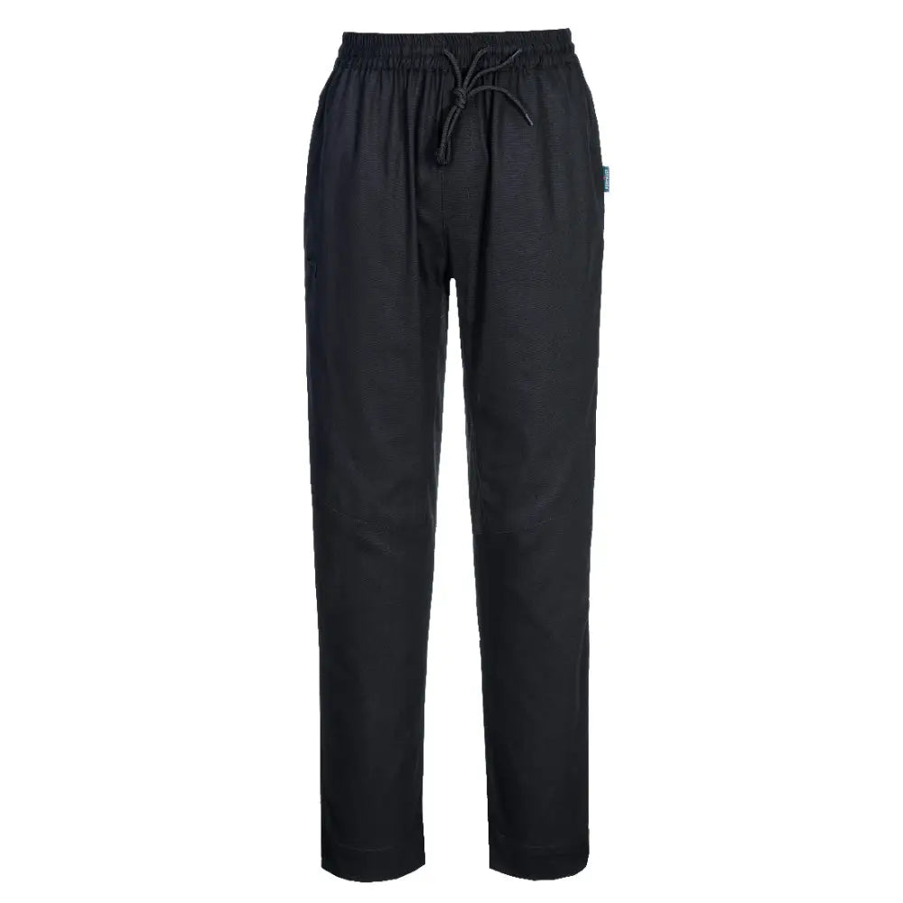 Portwest Air Chef-byxor i bomullsmesh C076 - Svart (BKR) / XS