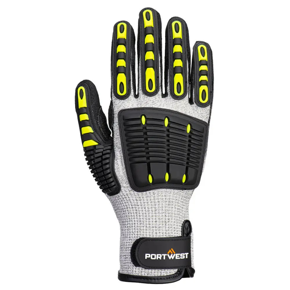 Portwest Anti Impact skärskydds fodrad handske A729