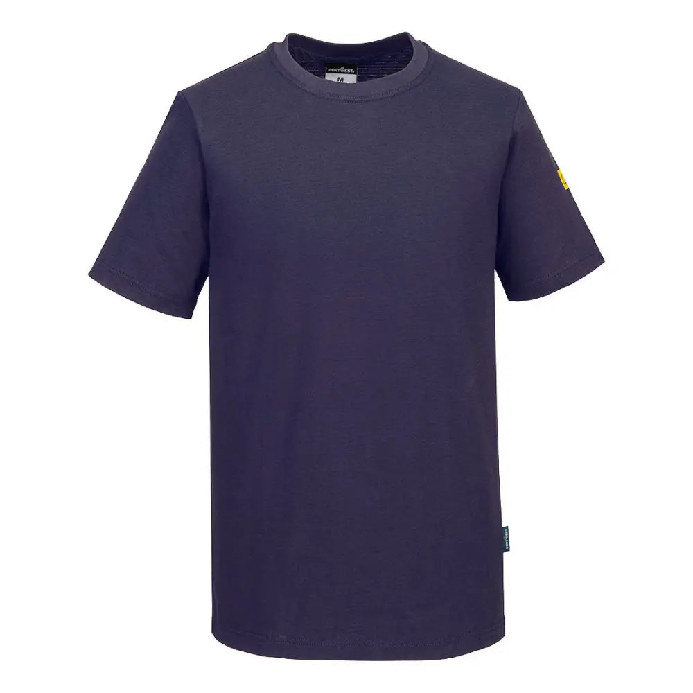 Portwest Anti-Statisk ESD T-Shirt AS20 - Marinblå (NVR) / XXS