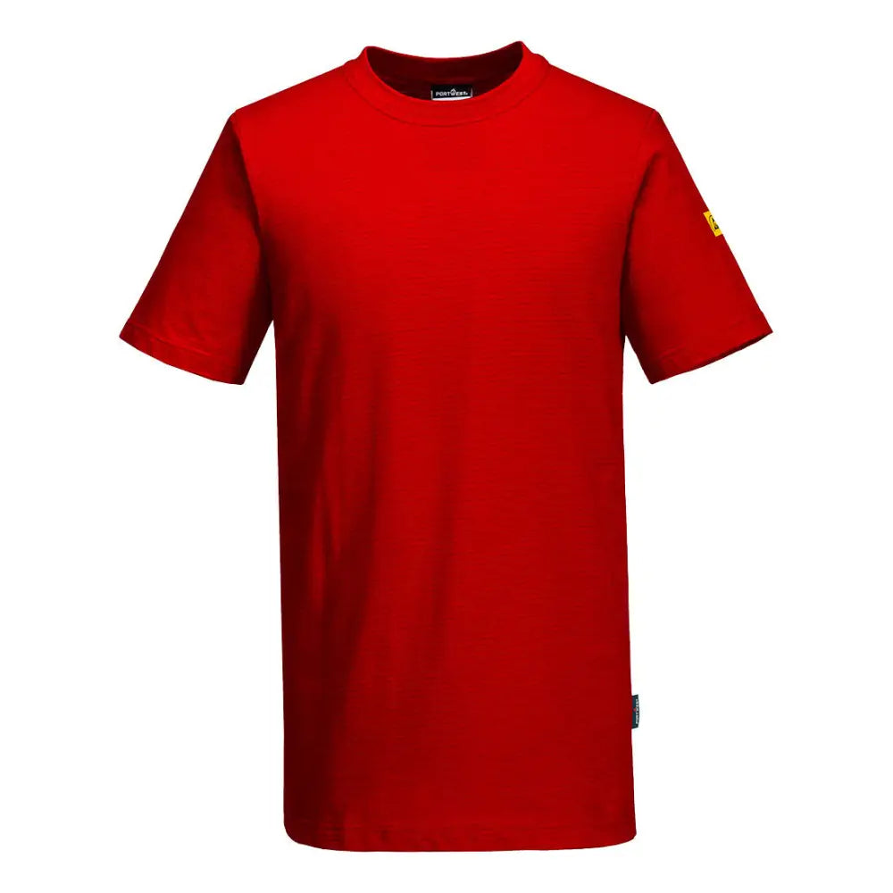 Portwest Anti-Statisk ESD T-Shirt AS20 - Mörkröd (DRR) / S