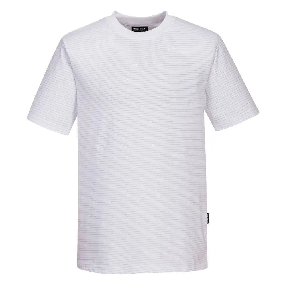 Portwest Anti-Statisk ESD T-Shirt AS20 - Vit (WHR) / XXS