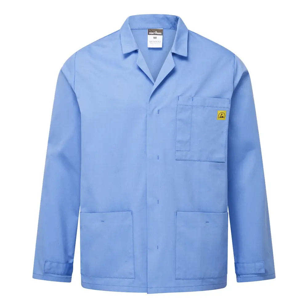 Portwest Antistatisk ESD-laboratoriejacka AS18 - Hamilton blå (HBR) / XS