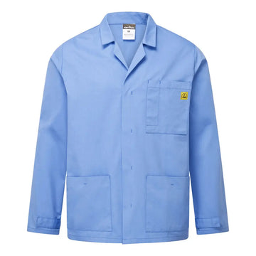 Portwest Antistatisk ESD-laboratoriejacka AS18 - Hamilton blå (HBR) / XS