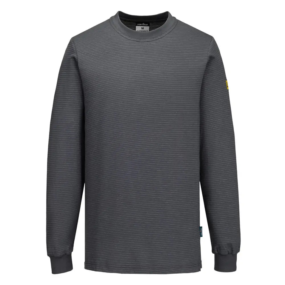 Portwest Antistatisk ESD långärmad t-shirt AS22 - Zoom Grå (ZOR) / XS