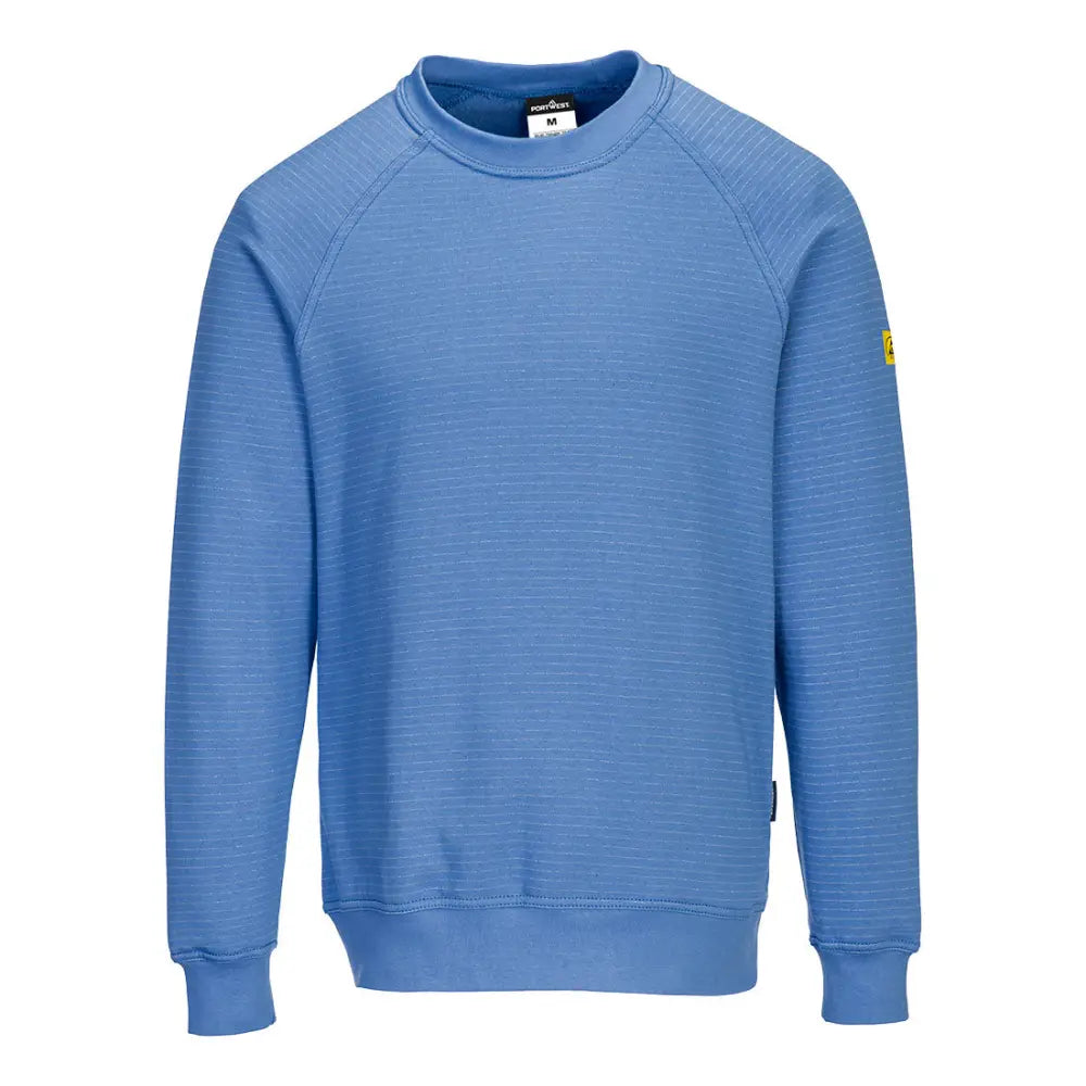 Portwest Antistatisk ESD sweatshirt AS24 - Hamilton blå (HBR) / XS