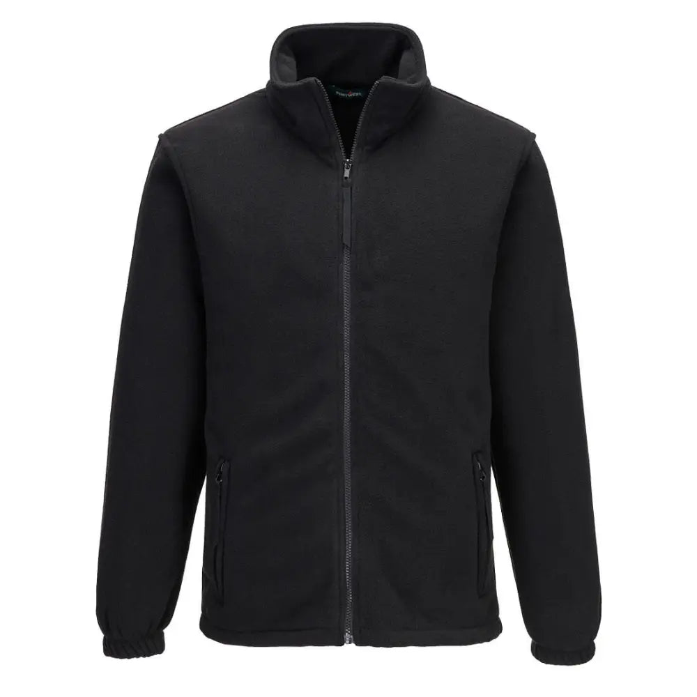 Portwest Aran-fleece för män F205 - Svart (BKR) / XS