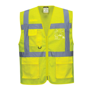 Portwest Aten Mesh Air Executive Väst C376 - Gul: (YER) / XS