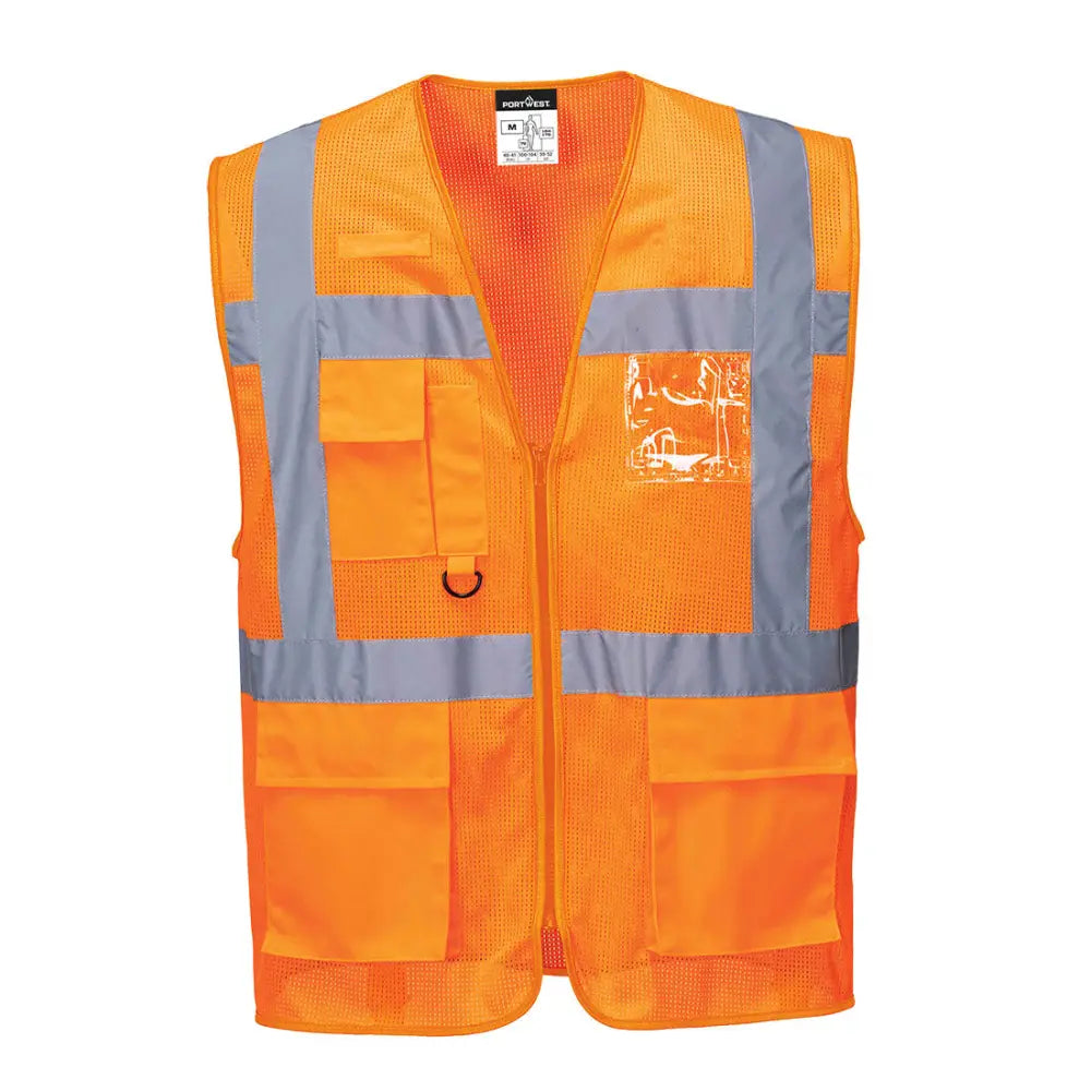 Portwest Aten Mesh Air Executive Väst C376 - Orange (ORR) / XS