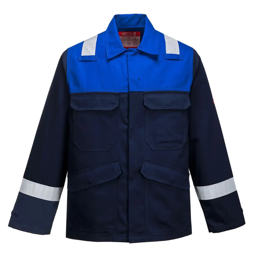 Portwest Bizflame Plus Jacka FR55 - MarinblåRoyalblå (NRR) / S
