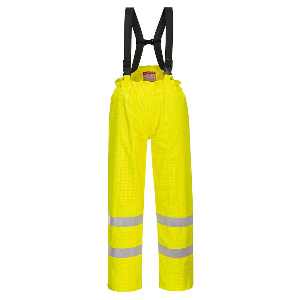 Portwest Bizflame Rain fodrad-Hi-Vis Antistatic FR Byxor S781 - Gul: (YER) / S