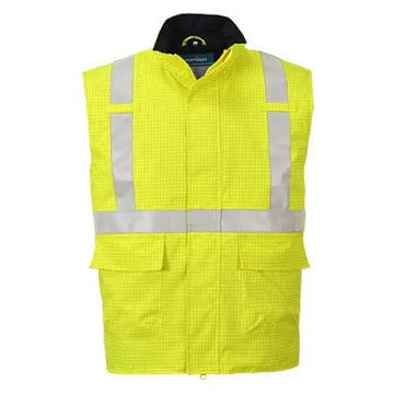 Portwest Bizflame Regn Hi-Vis Antistatisk FR Jacka S776 - Gul: (YER) / S