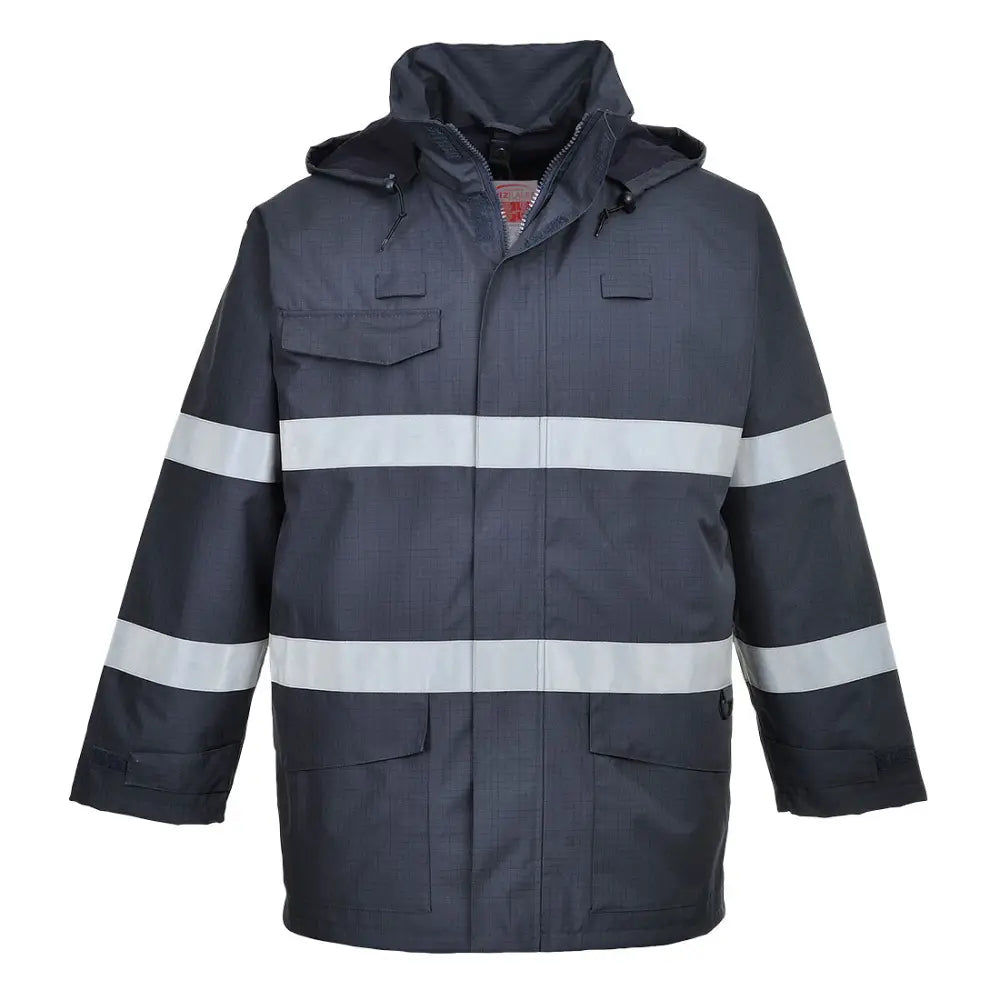 Portwest Bizflame Regn Multi Skydds Jacka S770 - Marinblå (NAR) / XS