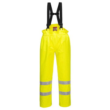 Portwest Bizflame Regn Ofodrad - Hi-Vis Antistatisk FR Byxa S780 - Gul: (YER) / S