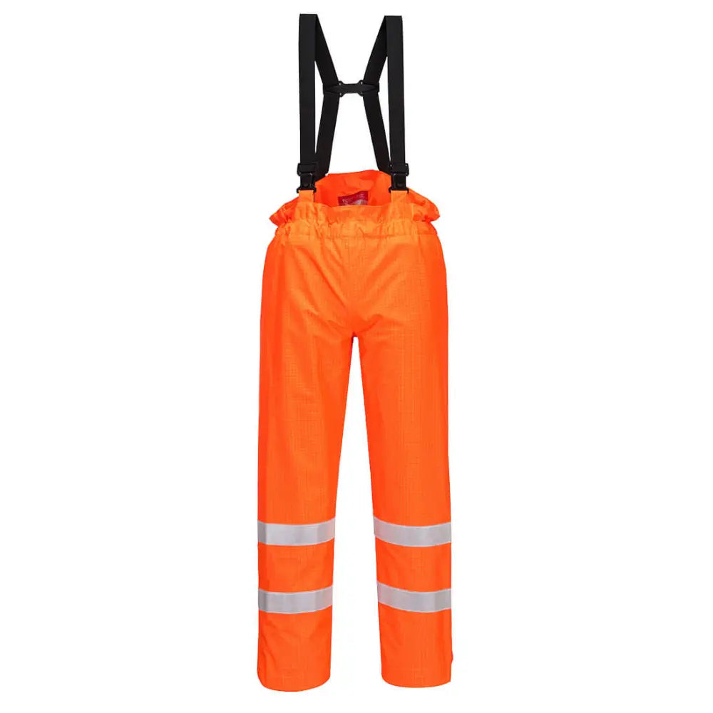 Portwest Bizflame Regn Ofodrad - Hi-Vis Antistatisk FR Byxa S780 - Orange (ORR) / S