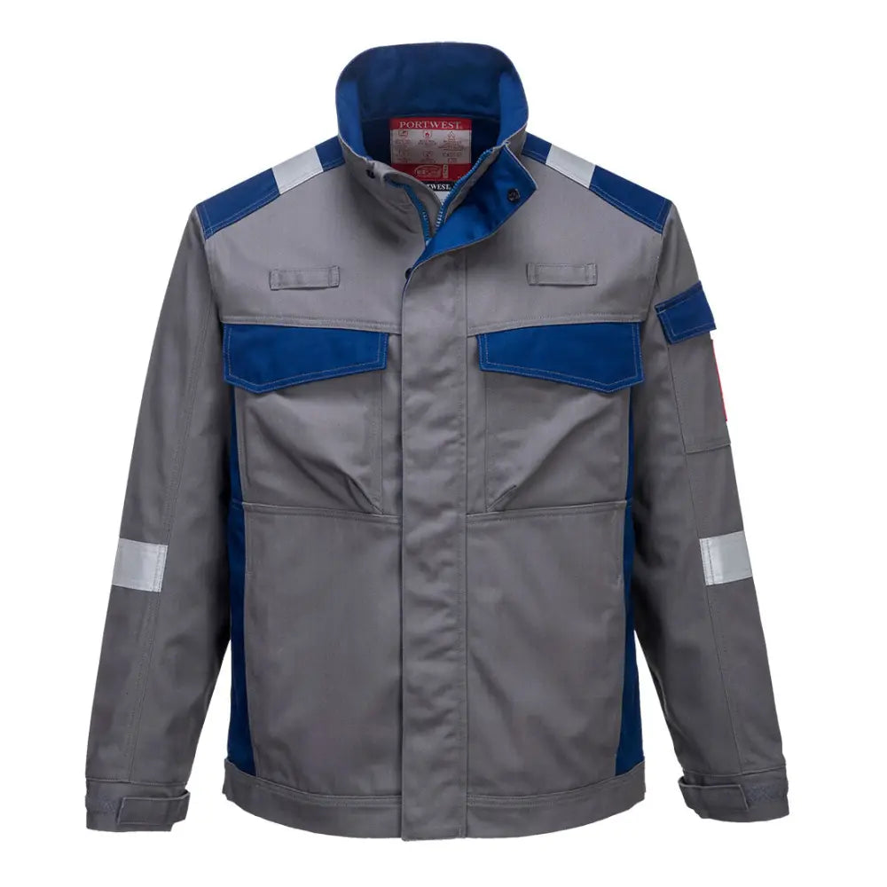 Portwest Bizflame Ultra Tvåfärgade Jacka FR08 - Grå (GRR) / S