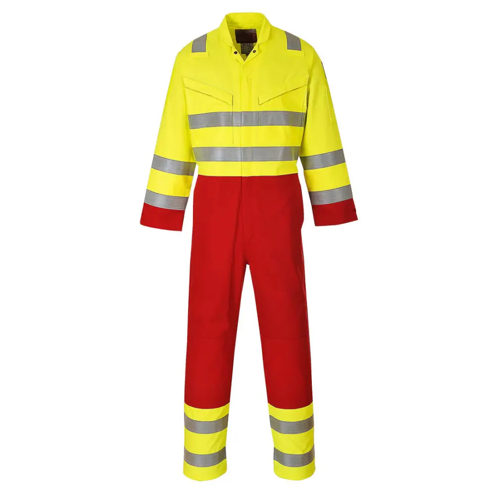 Portwest Bizflame Work Hi-Vis antistatisk overall FR90 - Gul: (YER) / S