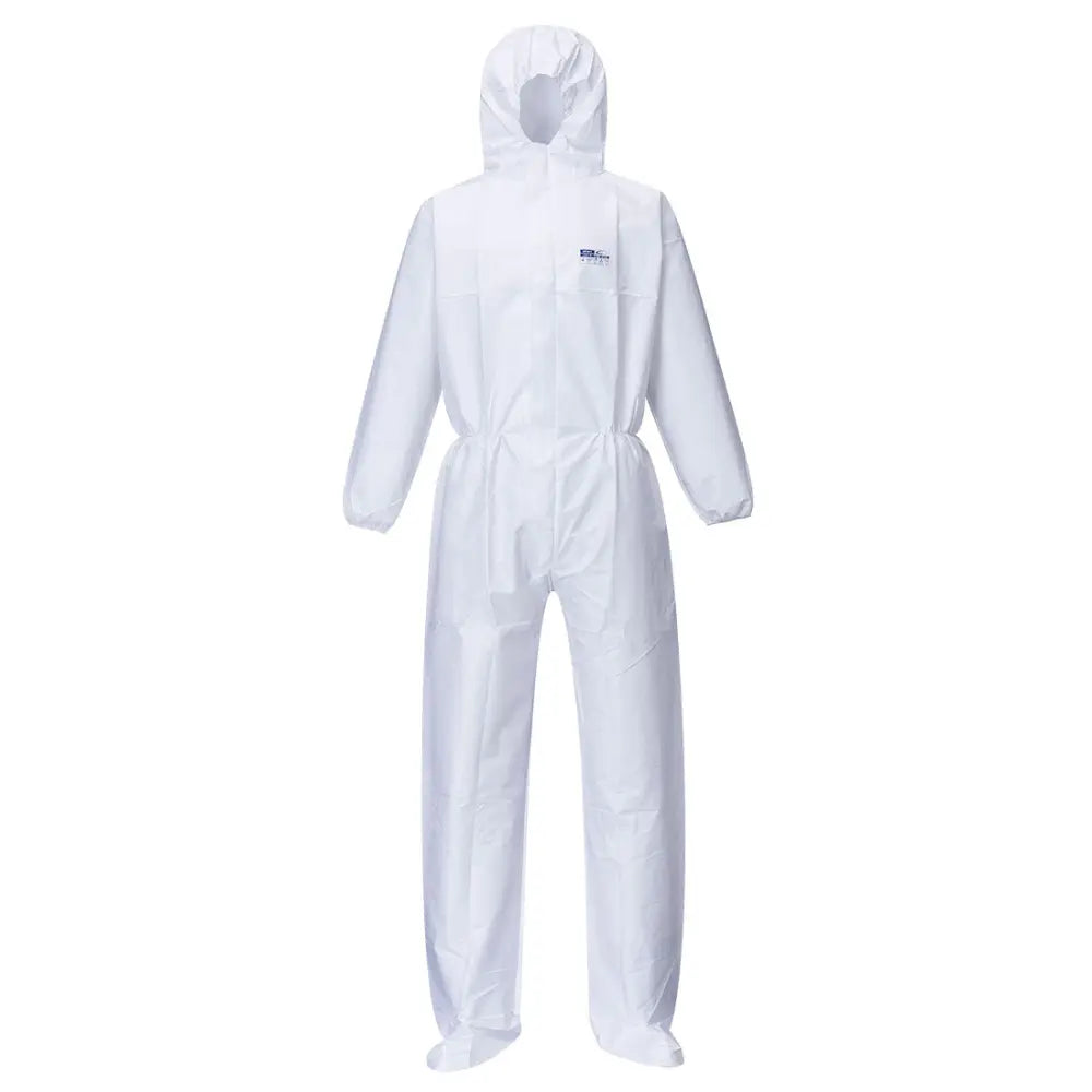 Portwest BizTex Microporous overall med utrymme för kängor Typ 5/6 ST41 - Vit (WHR) / S