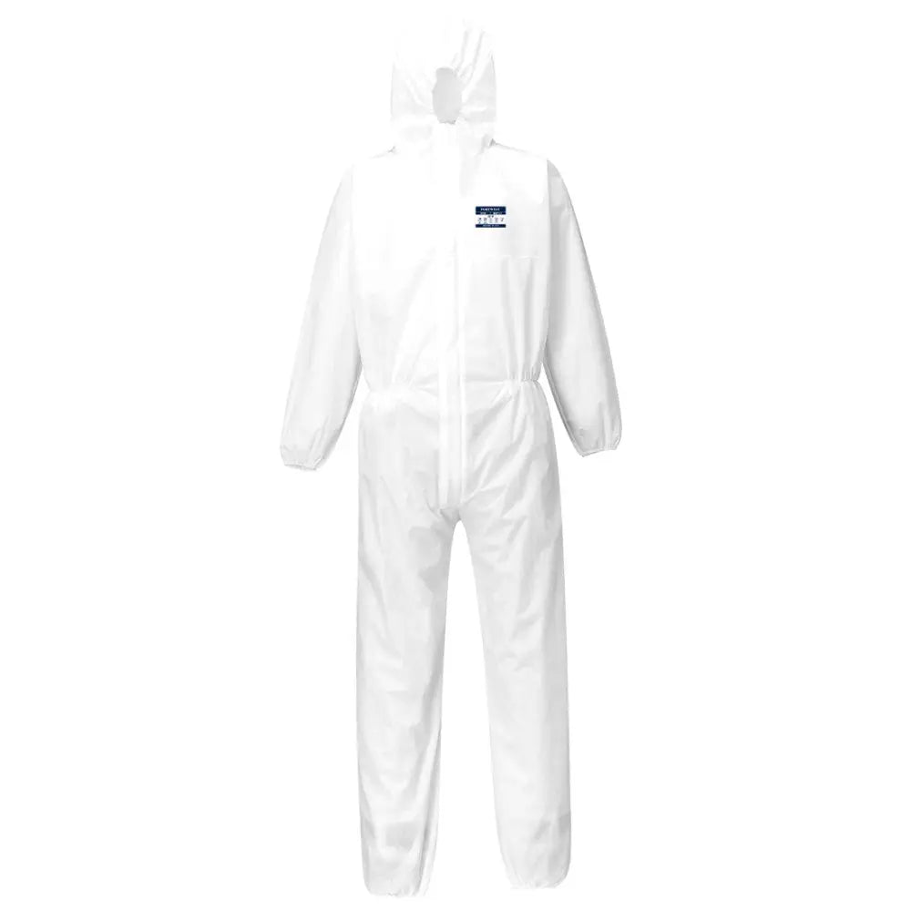 Portwest BizTex SMS skyddsoverall typ 5/6 (Pk50) ST30 - Vit (WHR) / S
