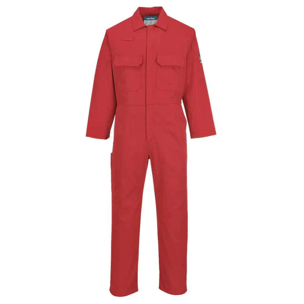 Portwest Bizweld Flame Resistant Overall BIZ1 - Röd (RER) / XS