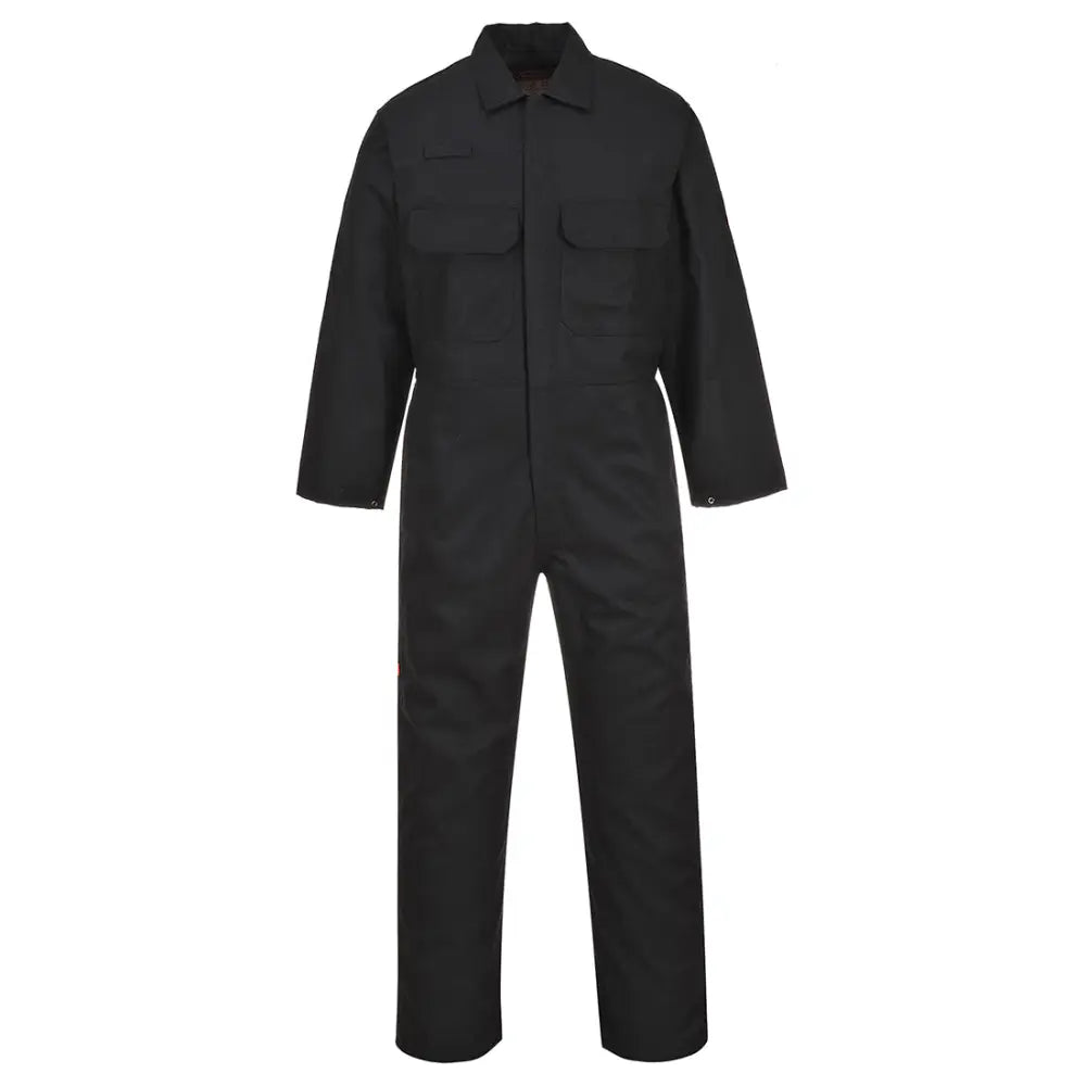 Portwest Bizweld Flame Resistant Overall BIZ1 - Svart (BKT) / M
