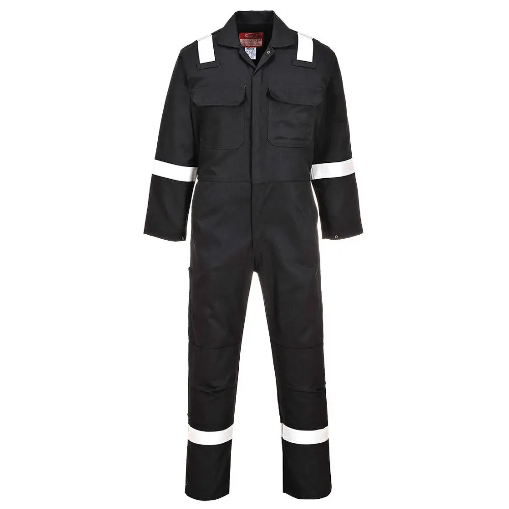 Portwest Bizweld Iona FR Overall BIZ5 - Svart (BKR) / S