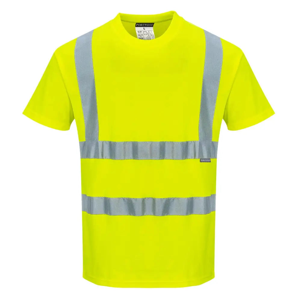 Portwest Bomulls Comfort T-shirt S170 - Gul: (YER) / XS