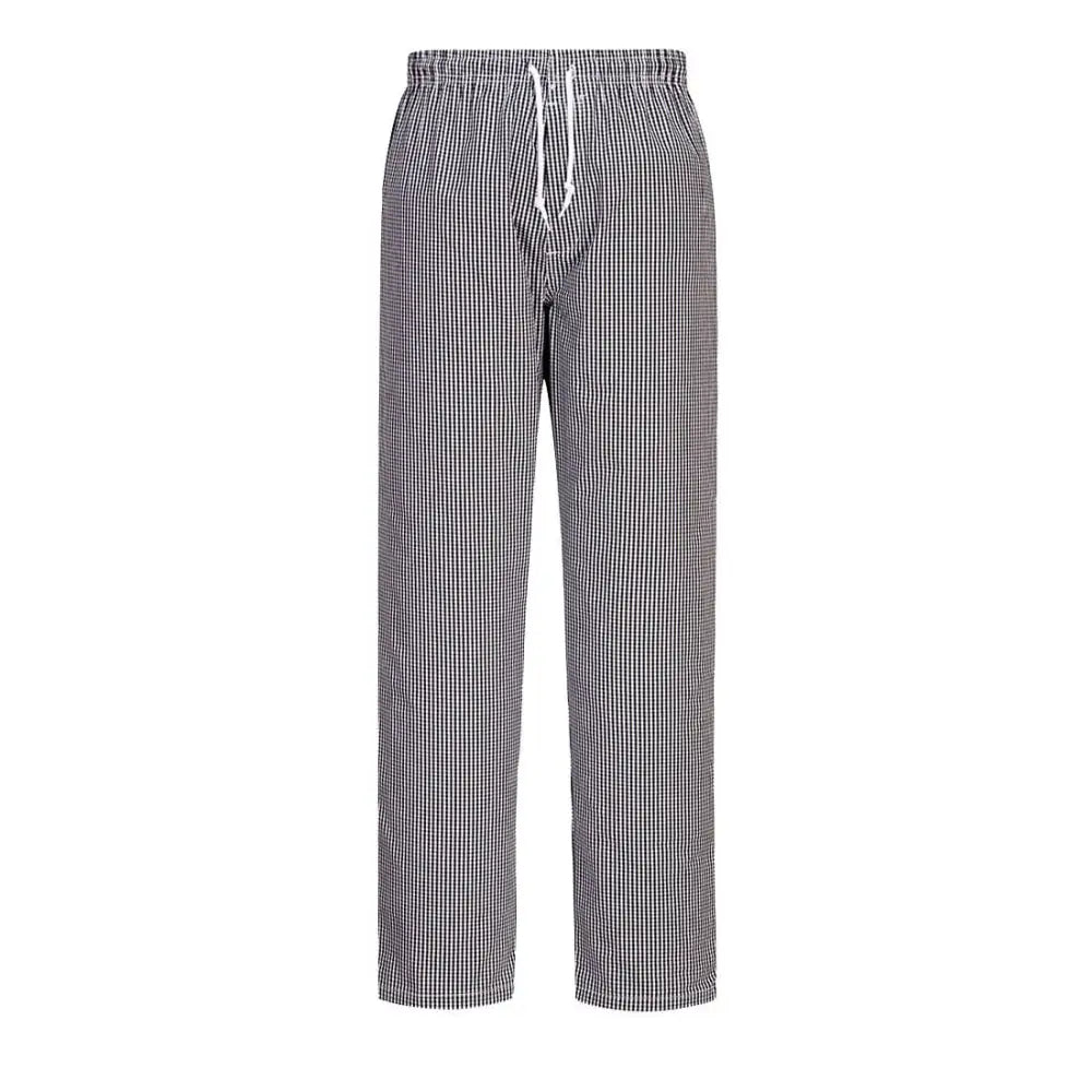 Portwest Chef’s Bromley byxor C079 - Svart Check (CKR) / XS