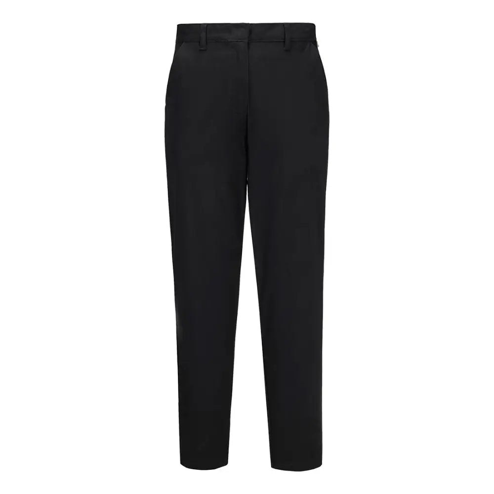 Portwest Chino Stretch Slim Byxor för kvinnor S235 - Svart (BKR) / 24