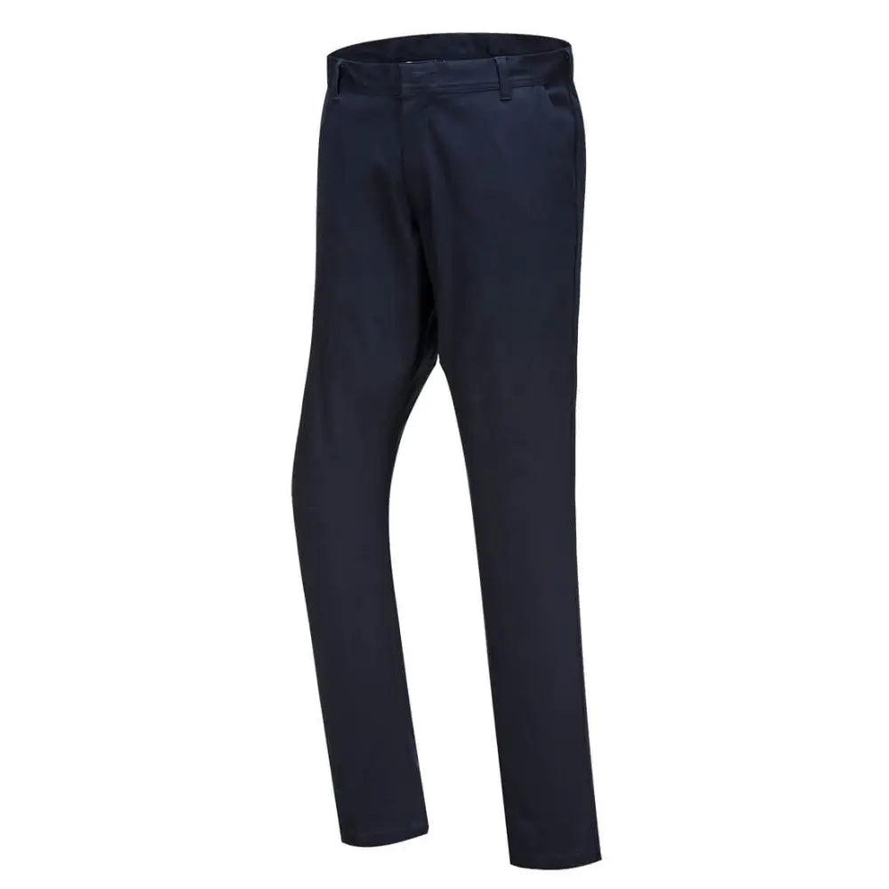 Portwest Chinosbyxa slimfit Stretch S232 - Marinblå (NVR) / 28