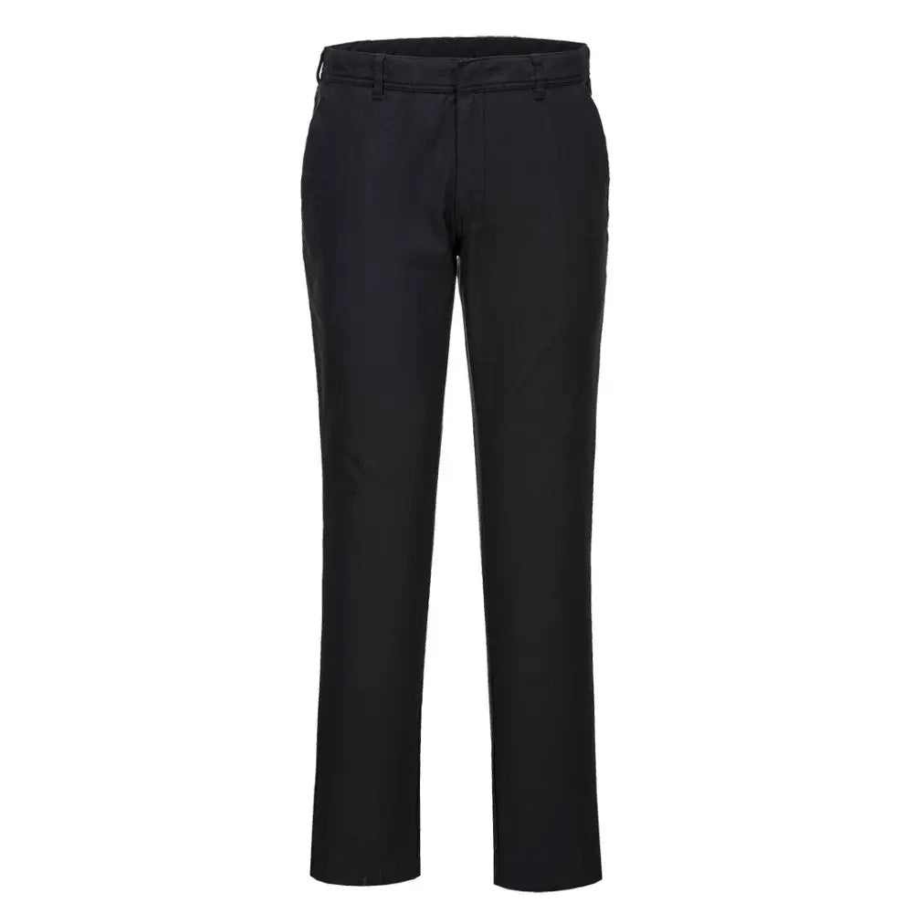Portwest Chinosbyxa slimfit Stretch S232 - Svart (BKR) / 28