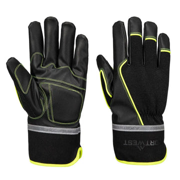 Portwest Cold 450 PU vattentät mekanisk handske A753 - Svart (K8R) / S