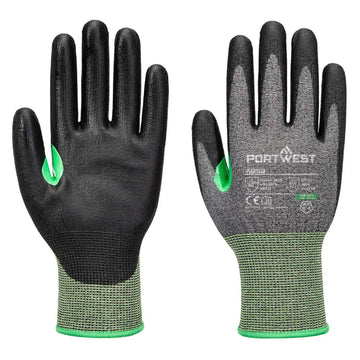 Portwest CS Cut C15 PU-handske A638 - Grå/Svart (G8R) / XS