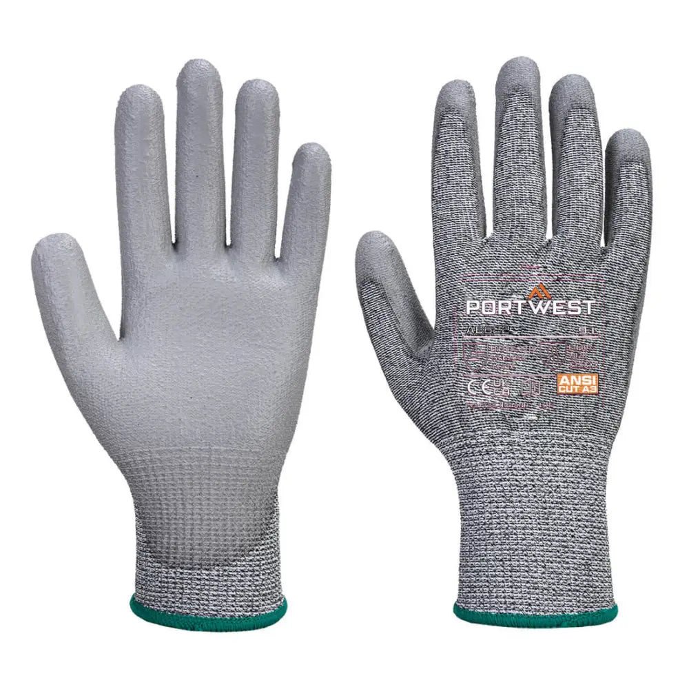 Portwest Cut C13 PU Essentiell Multipack (Pk12) AB622 - Grå (G7R) / S