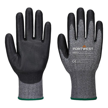 Portwest Cut F13 PU Essential Multipack (Pk12) AB664 - Grå/Svart (G8R) / S