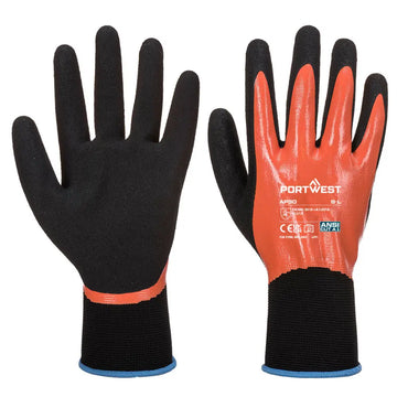 Portwest Dermi Pro Handske AP30 - Orange/Svart (O8R) / XS