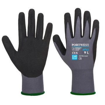 Portwest Dermiflex Aqua Handske AP62 - Grå/Svart (G8R) / S
