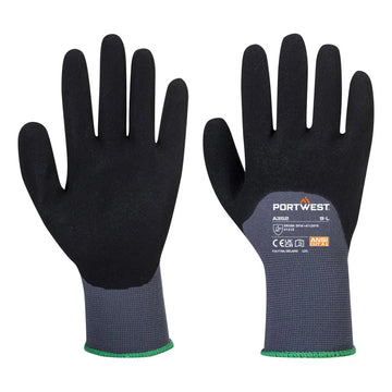 Portwest DermiFlex Ultra Handske A352 - Grå/Svart (G8R) / S