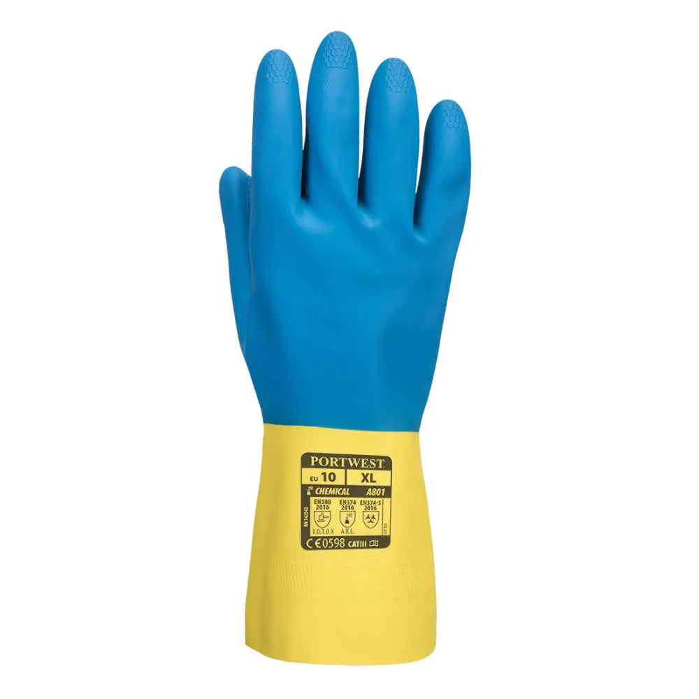 Portwest Double Dipped Latex Gauntlet A801