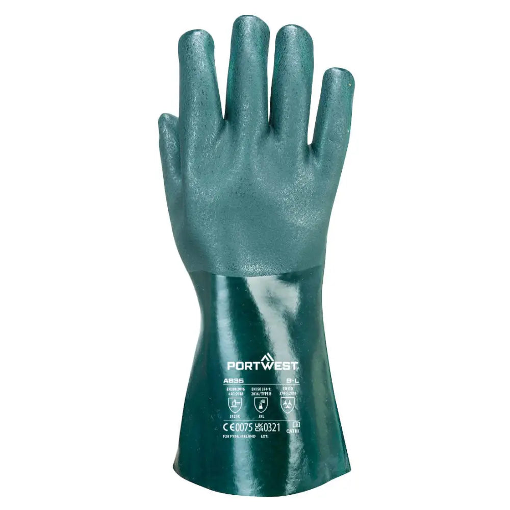 Portwest Dubbel Doppad PVC Kraghandske 35cm A835