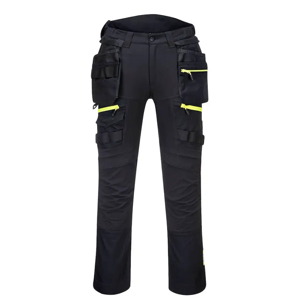 Portwest DX4 Dam Hantverksbyxa med spikfickor DX452 - Svart (BKR) / 26