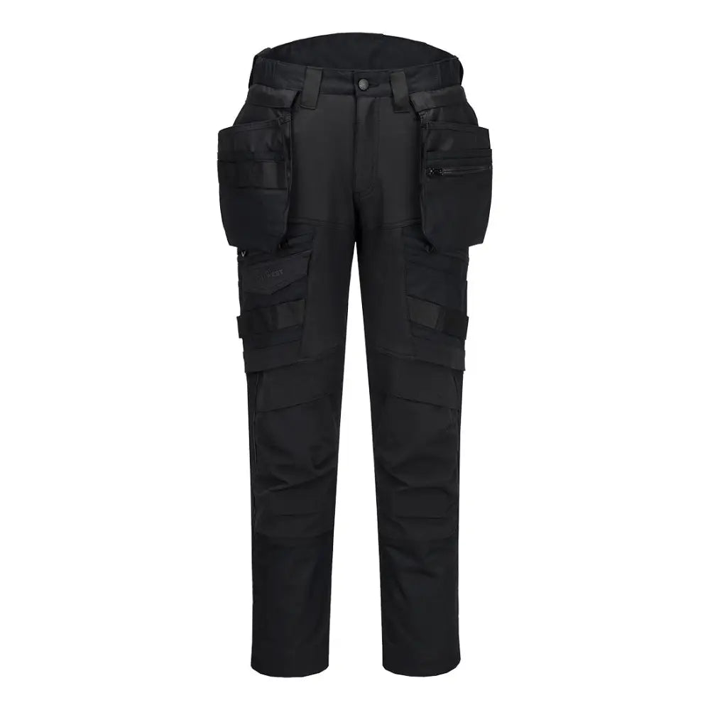 Portwest DX4 Hantverksbyxa 4-vägsstretch DX440 - Helt svart (ABR) / 26