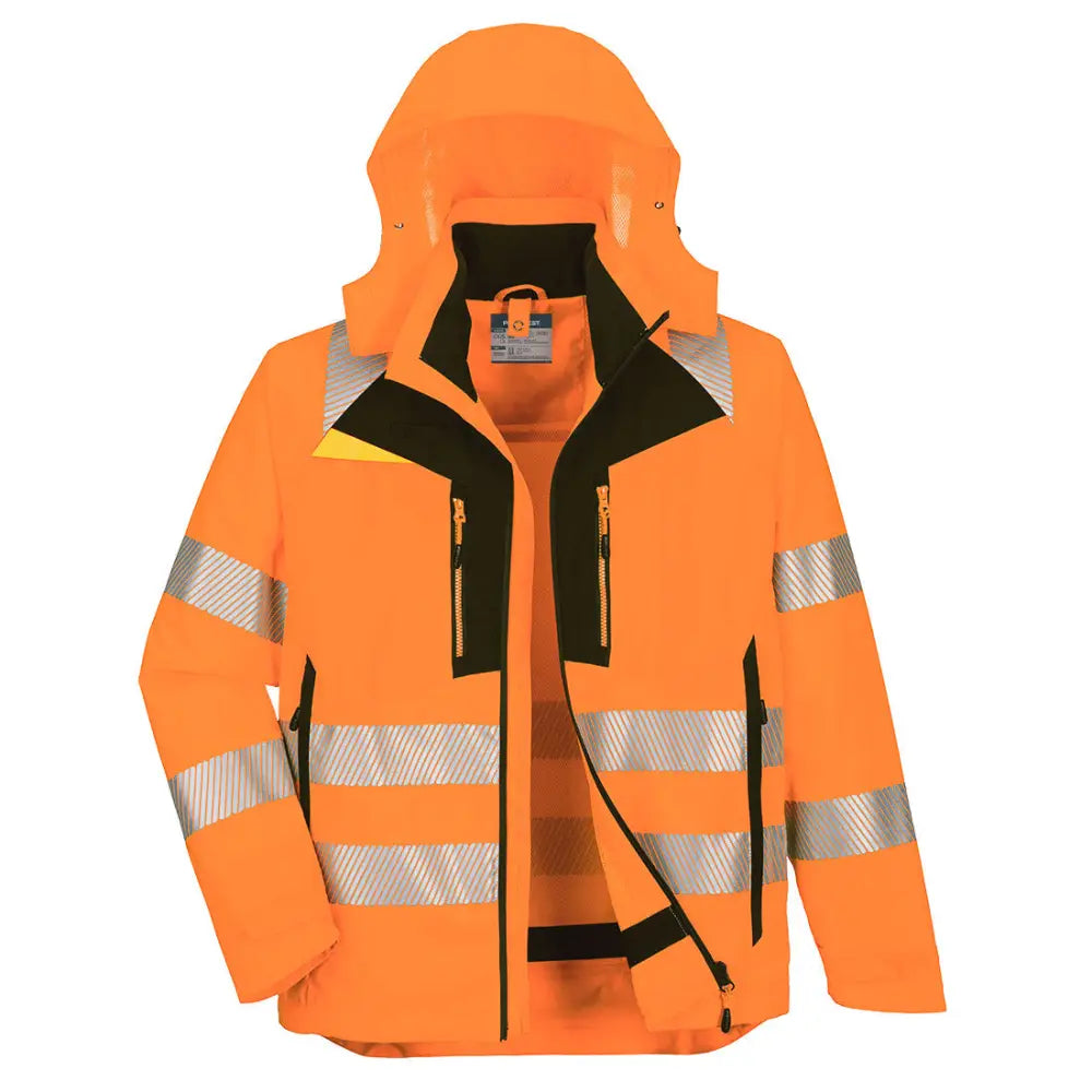 Portwest DX4 Hi-Vis 4-i-1 Jacka DX466 - Orange/Svart (OBR) / S