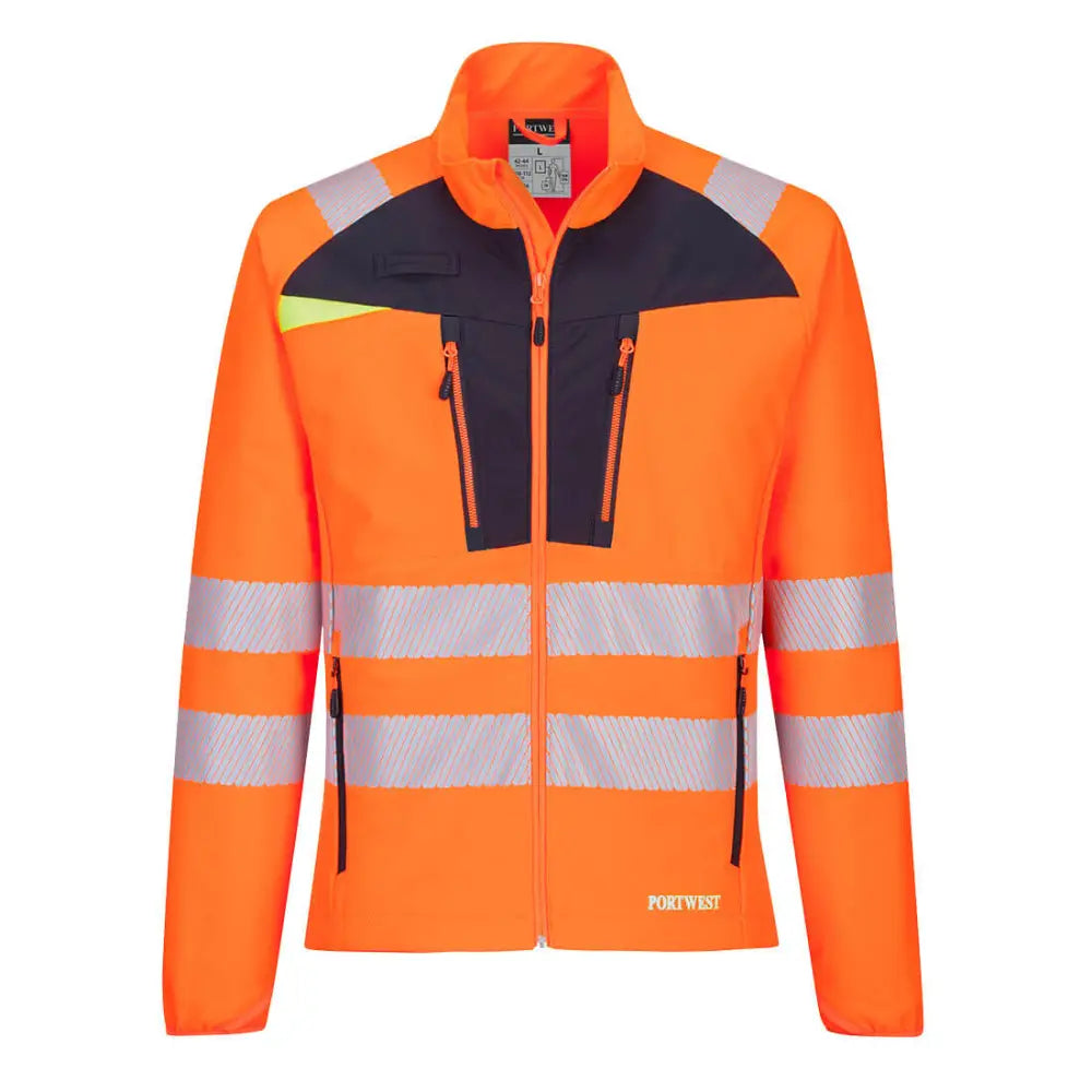 Portwest DX4 Hi-Vis-bas Jacka DX481 - Orange/Svart (OBR) / S