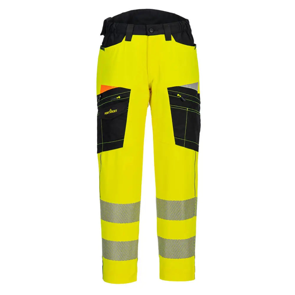 Portwest DX4 Hi-Vis Service Byxa DX453 - Gul/Svart (YBR) / 28