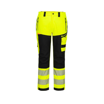 Portwest DX4 Hi-Vis Skalbyxor DX448 - Gul/Svart (YBR) / 28