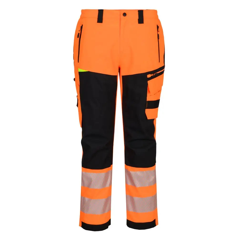 Portwest DX4 Hi-Vis Skalbyxor DX448 - Orange/Svart (OBR) / 28